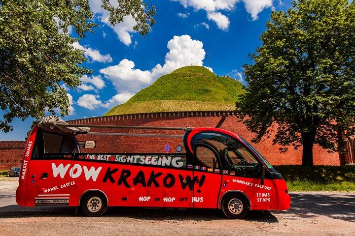 Krakow City Sightseeing Hop-On Hop-Off Bus med lyd Vejleder - 24 timer