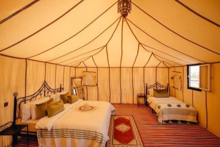 Erg Chebbi Camel Trek. overnight at luxury camp