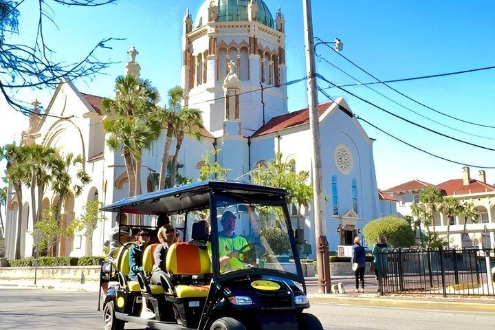 Visite privée de Saint-Augustin sur chariot électrique haut de gamme avec ramassage