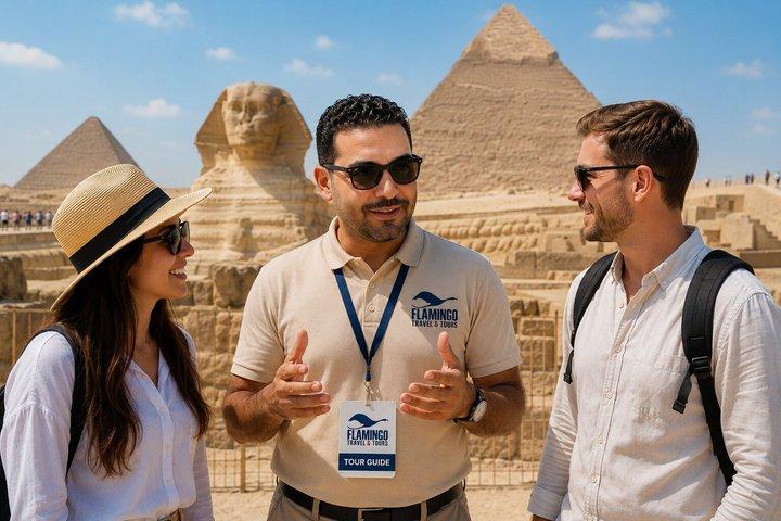 Privat Giza Pyramids Tour med Inside Great Pyramid Entry & Lunch