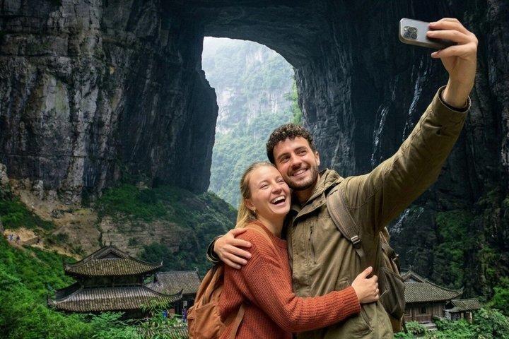 Tour de tres puentes y montaña de hadas desde Chongqing
