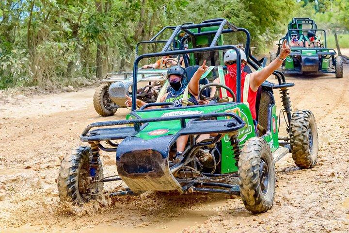 Small Group Buggy Tour to Water Cave and Macao Beach