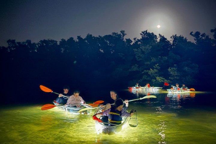 アナマリア島のナイトグロークリアカヤックアドベンチャー