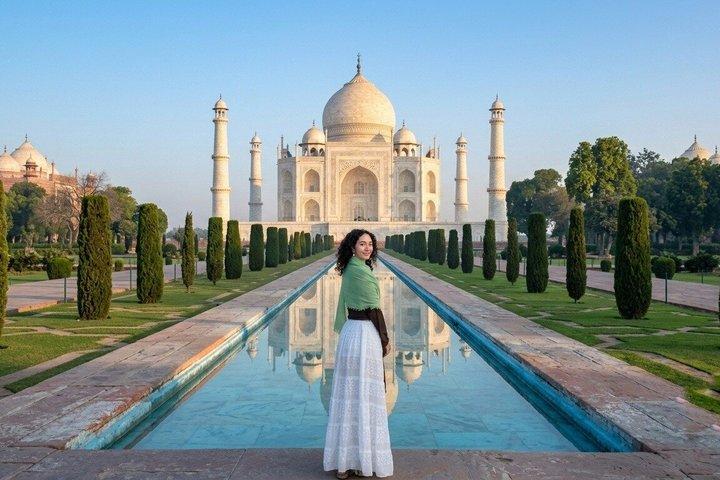 Private Same-Day Tour do Taj Mahal e Agra em Gatimaan Express Train