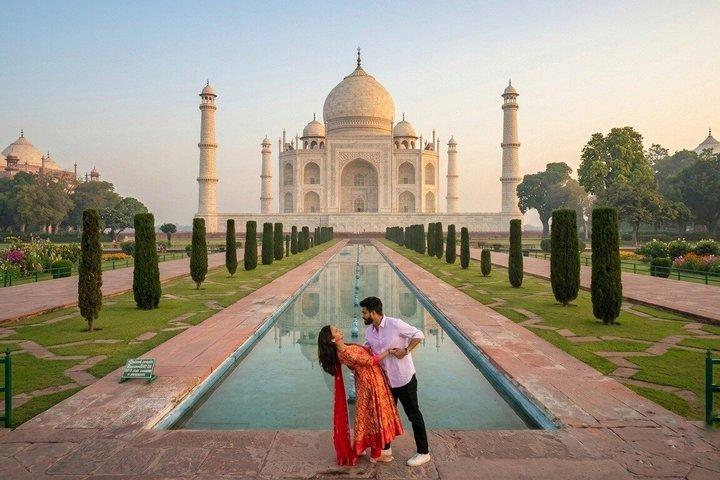 Private Same-Day Tour do Taj Mahal e Agra em Gatimaan Express Train