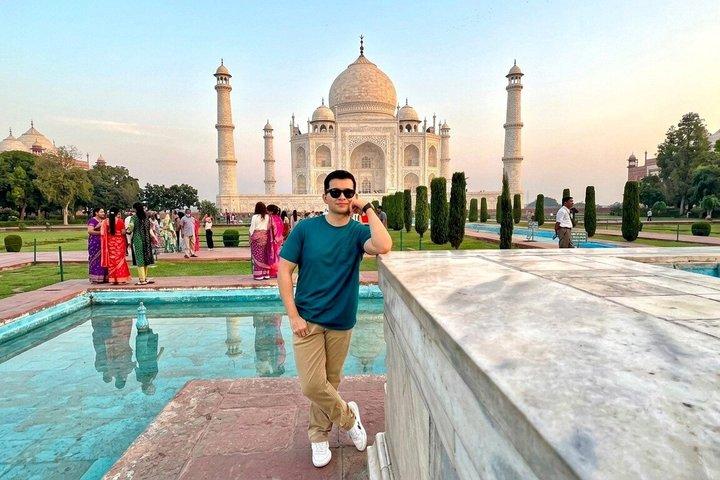 Private Same-Day Tour do Taj Mahal e Agra em Gatimaan Express Train