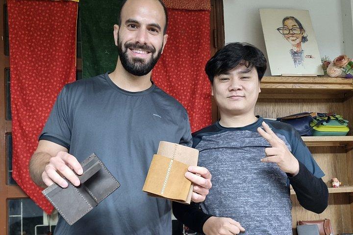 革と布の染色によるプライベートマスクペイントワークショップ