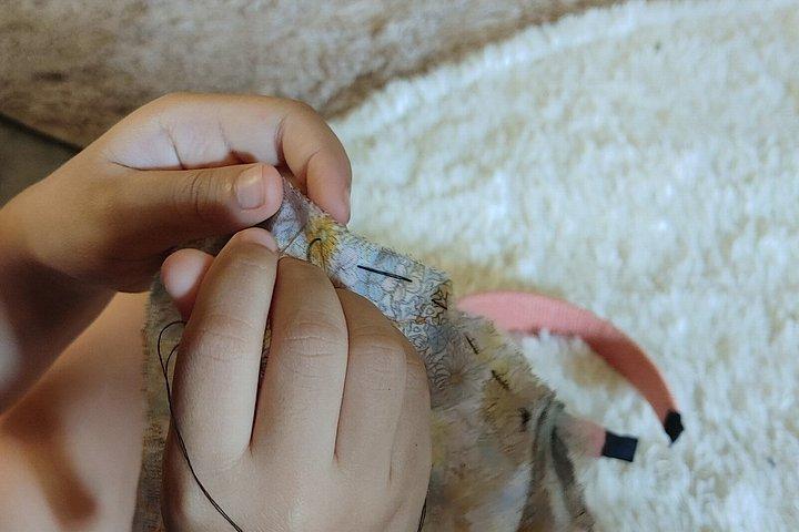 革と布の染色によるプライベートマスクペイントワークショップ