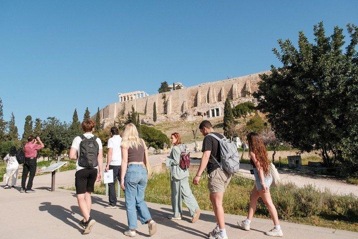 Visita guiada a pie a la Acrópolis y Partenón de Atenas en Italiano
