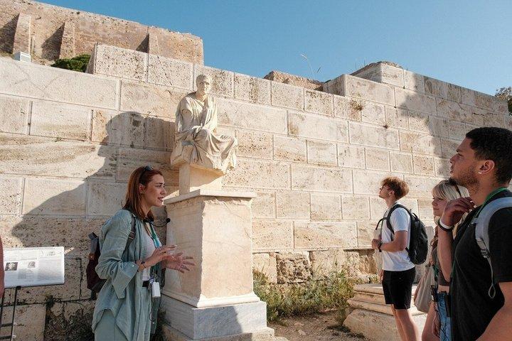 Visita guiada a pie a la Acrópolis y Partenón de Atenas en Italiano