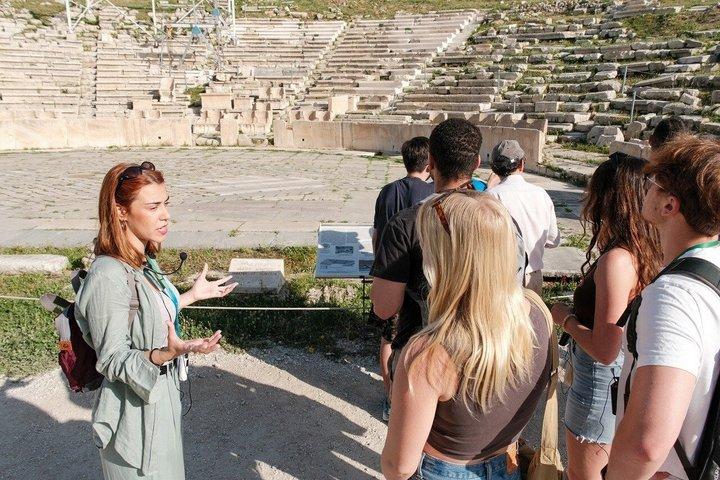Visita guiada a pie a la Acrópolis y Partenón de Atenas en Italiano
