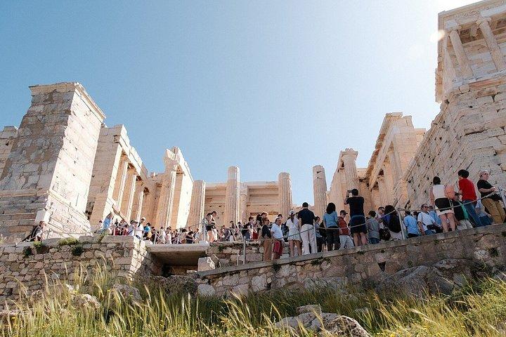 アテネ・アクロポリスとパルテノン島ガイド付きウォーキングツアー（イタリア語）