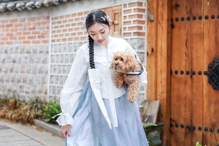 Seoul Hanbok Privates Fotoshooting in Gyeongbokgung Familie oder Gruppe