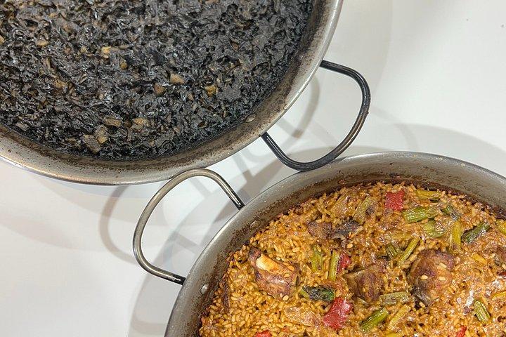 Tapas & Paella madlavningskursus i Madrid med en professionel kok