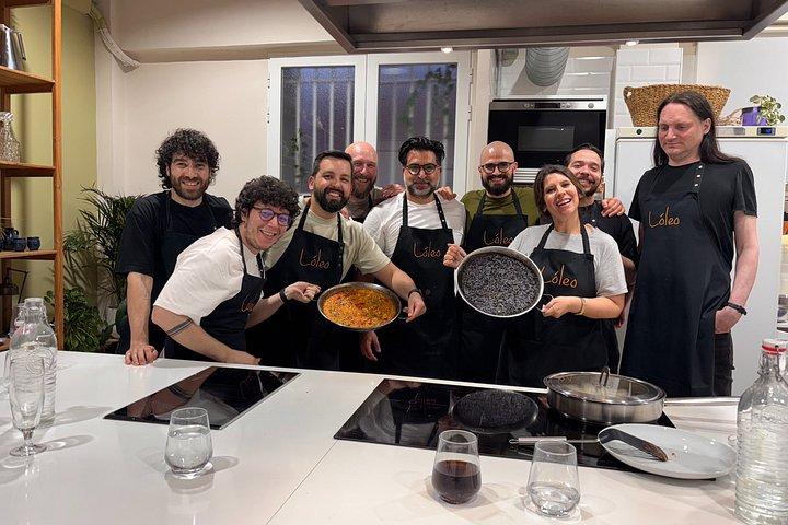 Tapas & Paella madlavningskursus i Madrid med en professionel kok