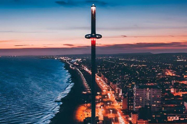 Brighton i360 City Lights Vlucht met welkomstdrankje