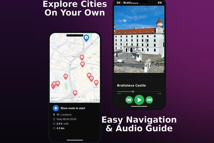 Bratislava Old Town and Castle - Audio and Self Guided Tour