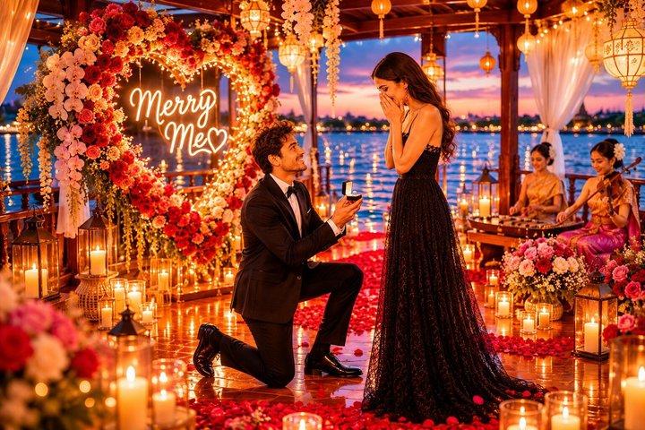 Bangkok Private Proposal Cruise no Rio Chao Phraya
