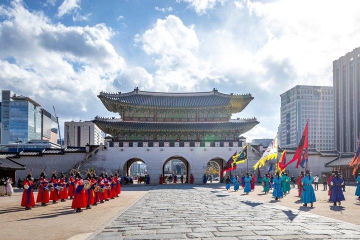 Private halbtägige Seoul Tour Gyeongbokgung Palace und Blue House