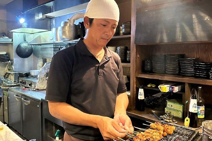 Yakitori School in Kobe Yakitori Isao Experience
