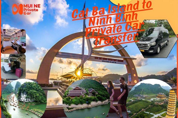 Privatbil: Cat Ba Island til Ninh Binh (Tam Coc, Trang An)