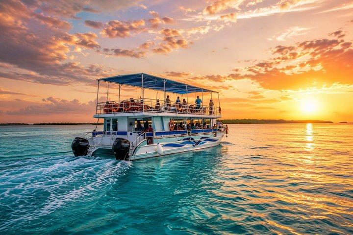 Catamaranexcursie + Open bar + Snorkelen bij El Cielo
