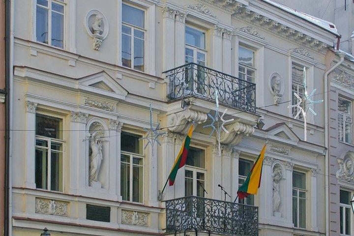 História Loop com áudio e quiz em Vilnius Tour Autoguiado
