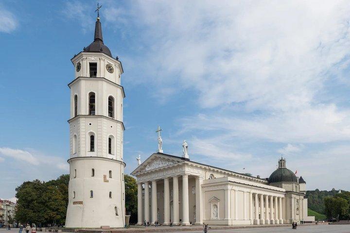 História Loop com áudio e quiz em Vilnius Tour Autoguiado