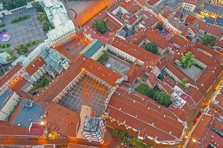 História Loop com áudio e quiz em Vilnius Tour Autoguiado