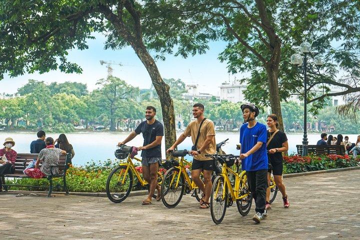 Hanoi cykeltur: Gamla kvarterets sevärdheter, dolda gränder och kaffe