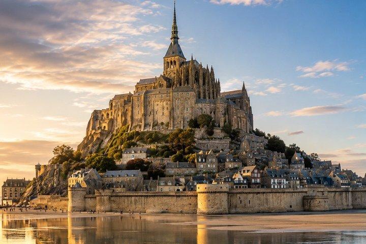 Patrimoine mondial de l'UNESCO : Visite guidée du Mont St Michel au départ de Cherbourg