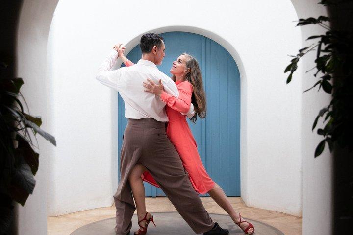 Barcelona Tango lektion med Proffs med drinkar i dolda pärlor