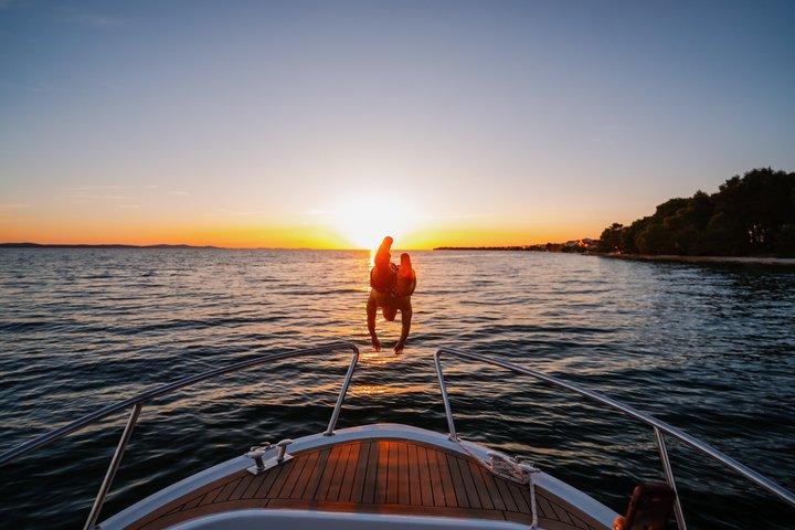 Sunset swimming oplevelse fra Zadar