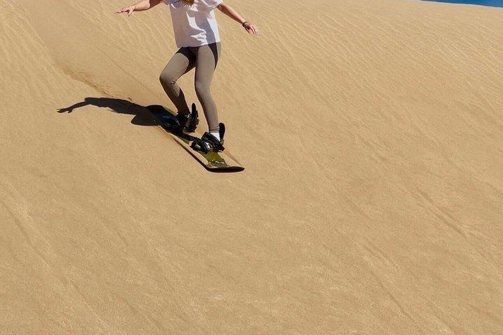 Adrenalinbetriebenes Quadfahren und Sandboarden in Essaouira
