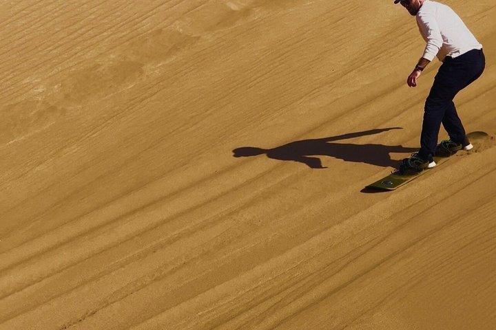 Adrenalinbetriebenes Quadfahren und Sandboarden in Essaouira