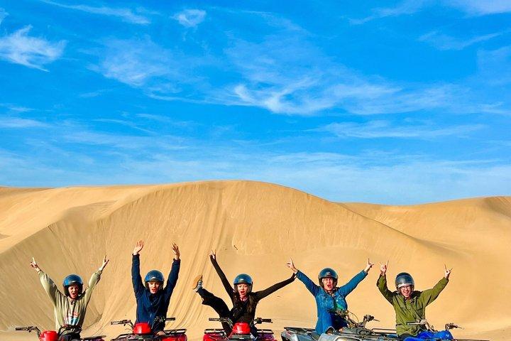 Adrenalinbetriebenes Quadfahren und Sandboarden in Essaouira