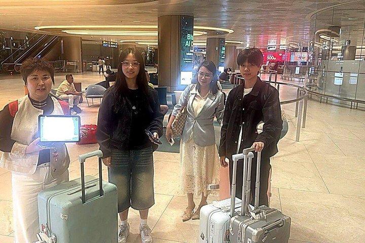 シンガポール民間空港送迎、ホテル出発：ミート＆グリート