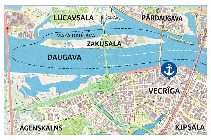 ボートJelgava/Liepajaによるバー＆WiFi付きトップシティパノラマクルーズ