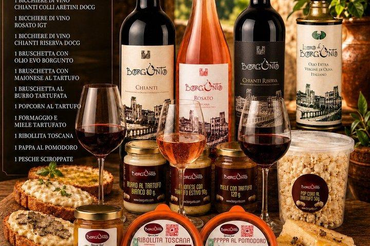 Chianti-proeverij Arezzo stadscentrum Wijn en olie