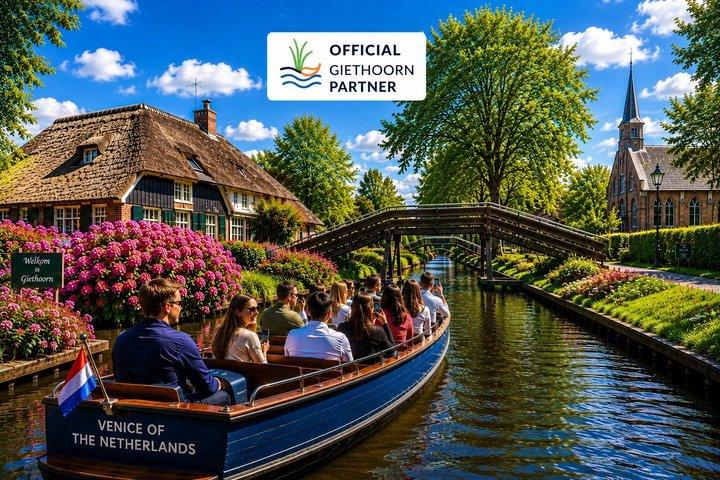 Amsterdam : Sprookjesdorpentour Giethoorn & Rondvaart door de grachten