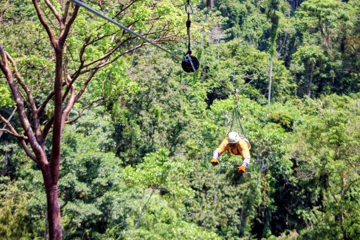 Monteverde : 3 timmar av den längsta och högsta extrema zipline