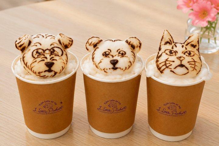 Tokyo Night Tour : Shinjuku Cat Cafe, 3D Cat & Original 3D Latte