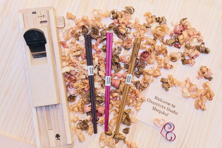 Shinjuku: Premium Chopstick-Making Workshop With Engraving Option