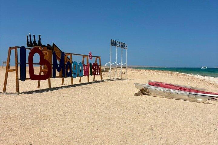 Île Magawish Snorkeling, croisière de plongée avec déjeuner – Hurghada