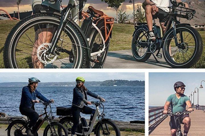 サンフランシスコのフィッシャーマンズワーフ電動自転車レンタル