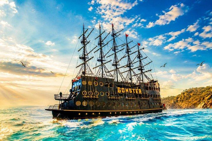 Kemer's High-End /Gonster Deluxe Boat with transfer Antalya&Kemer