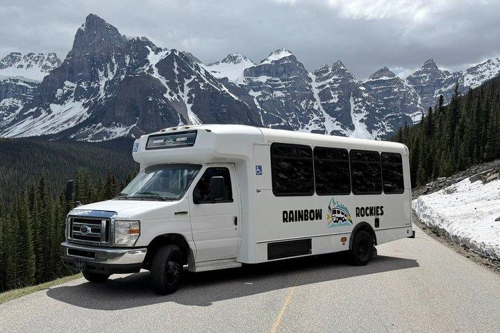Moraine Lake och Lake Louise Shuttle Experience