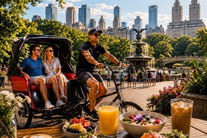 NYC : Central Park Wonderland Pedicab Tour With Drink