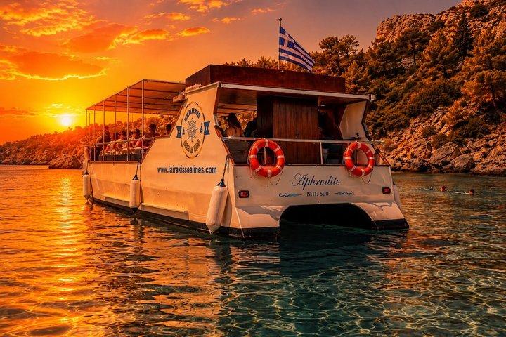 Faliraki Sunset Cruise com Aperol Spritz ilimitado, cerveja e vinho