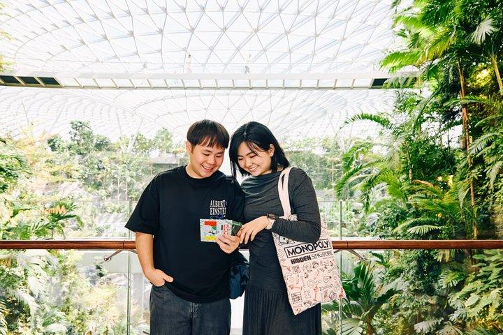 ジュエルチャンギ空港宝探し独占ゲームと地元のお菓子